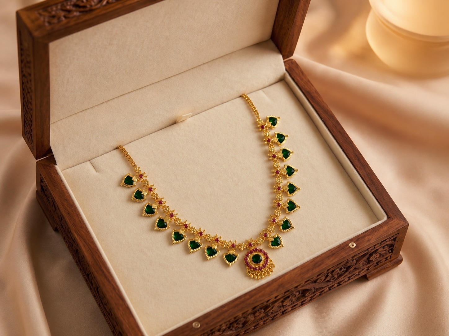 Regal Green Palakka Mala