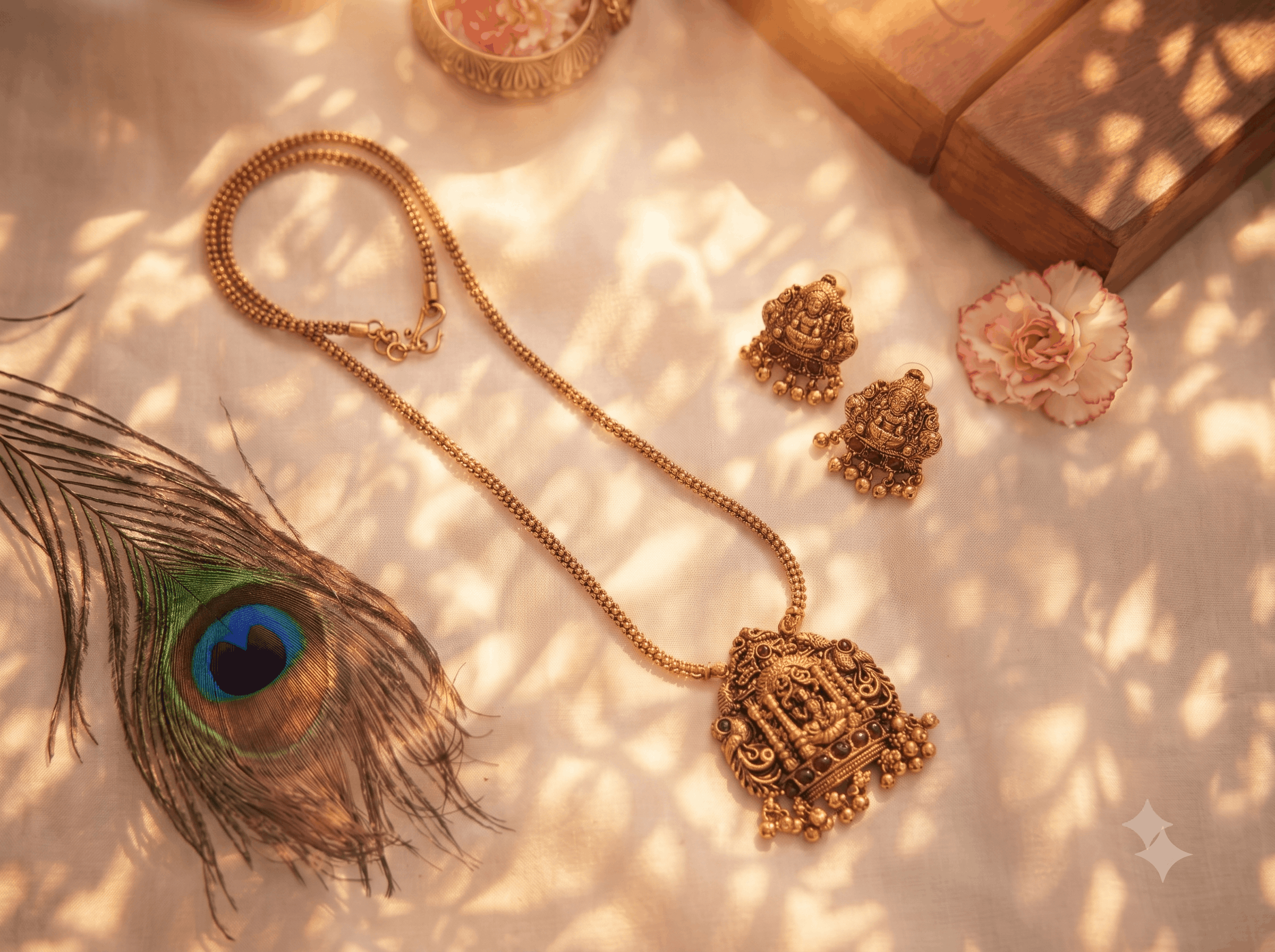 Lakshmi Pendant Set