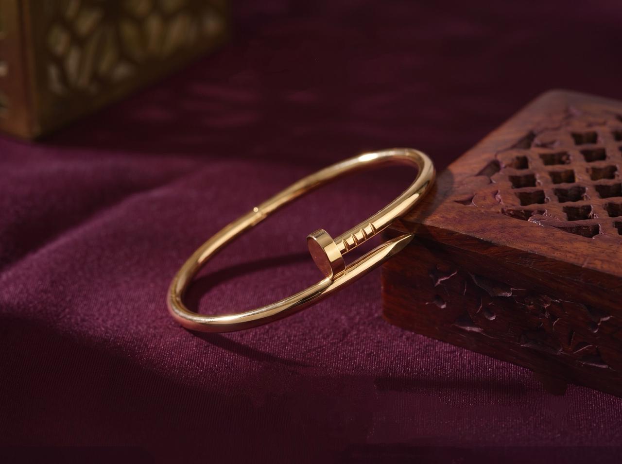 Iconic Nail Style Cuff Bangle