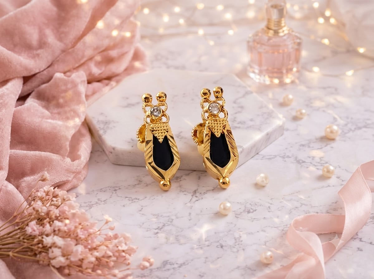 Royal Blue Nagapadam Earrings