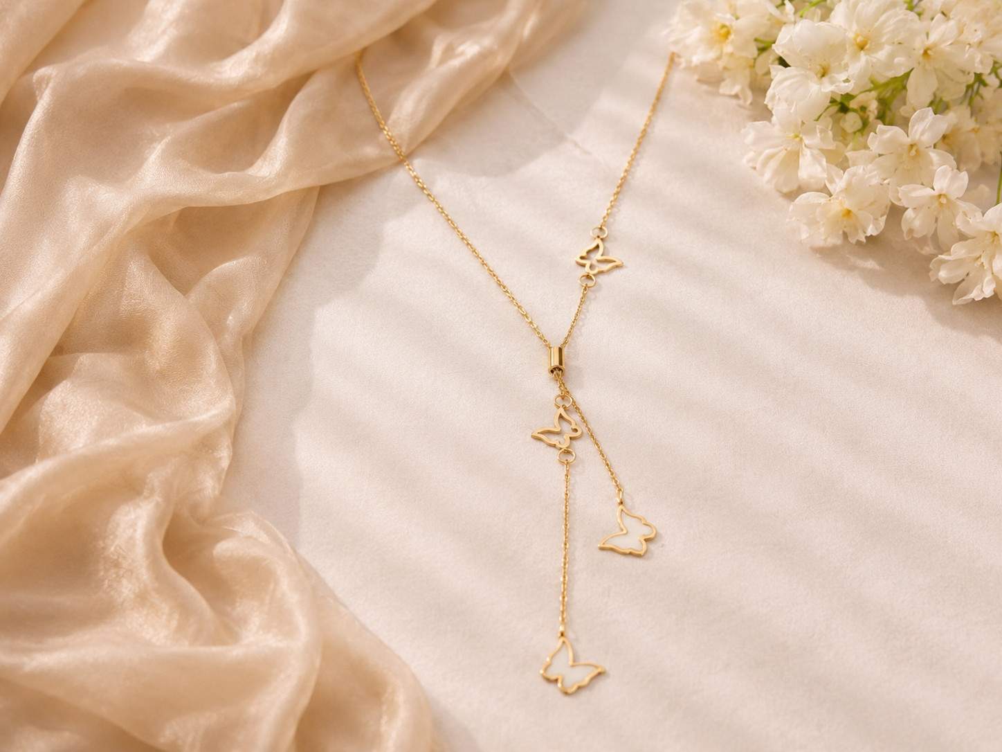 Butterfly Lariat Chain